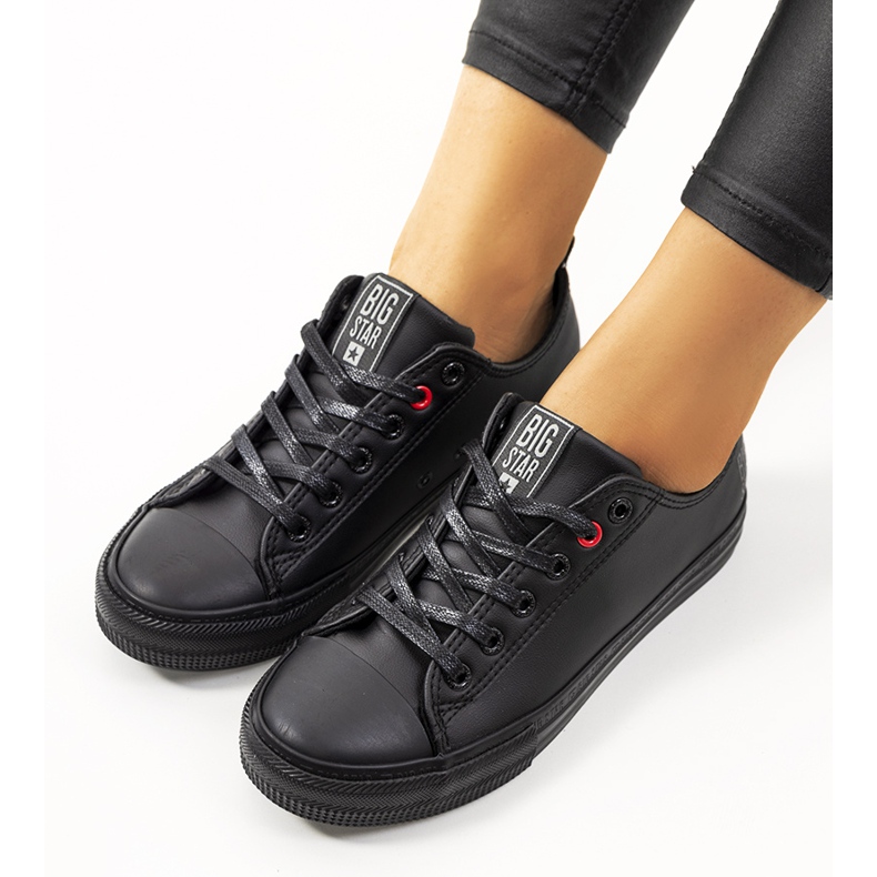 Ženske crne tenisice Big Star JJ274006 crna 1