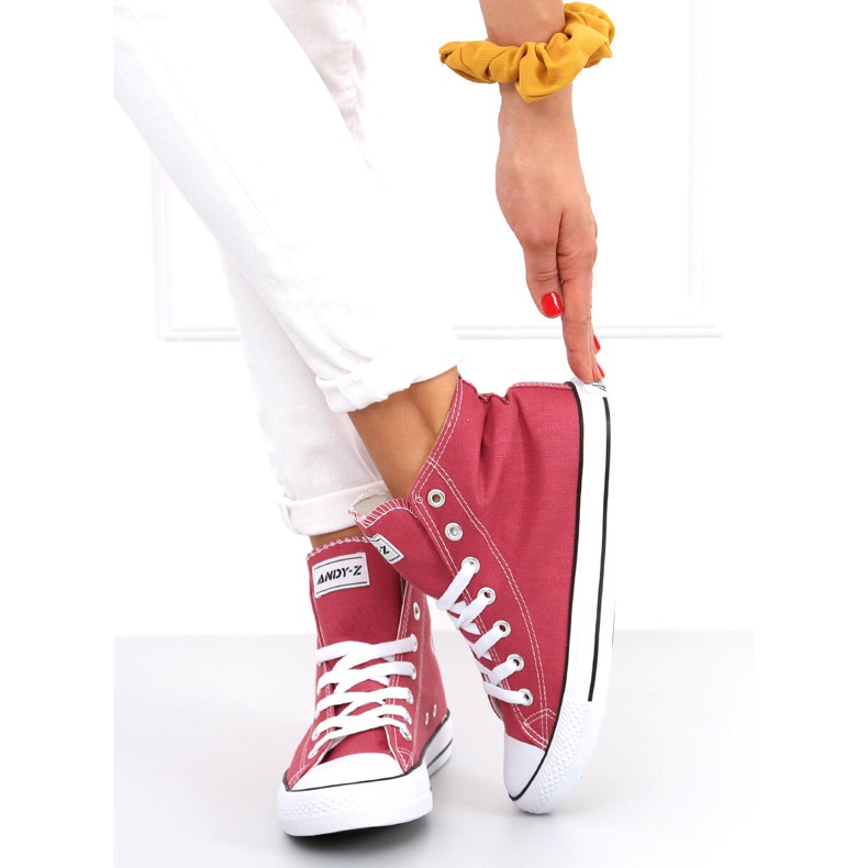 Inga Blush tenisice visoke do gležnjeva ružičasta 2