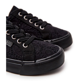 Crne tenisice Openwork Big Star JJ374011 crno 1