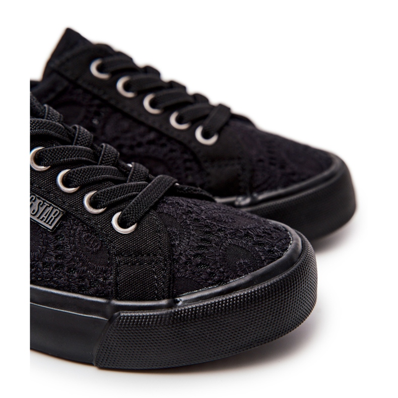 Crne tenisice Openwork Big Star JJ374011 crna 1