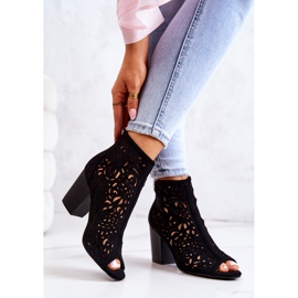 FB1 Crne ažurne čizme na post Bretanji crna 2