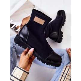 Slip-on od tkanine Nicole Black 2705 crna 1