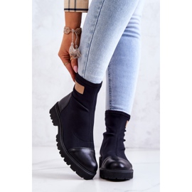 Slip-on od tkanine Nicole Black 2705 crno 2