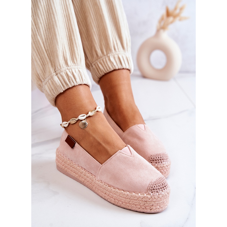 FB2 Slip-on antilop espadrile Pink Lesley ružičasta 1
