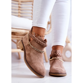 PS1 Antilop čizme s lančićem smeđe Talitha smeđa 2