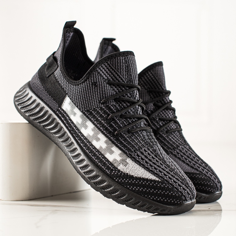 TRENDI Muške crne tenisice crno 2