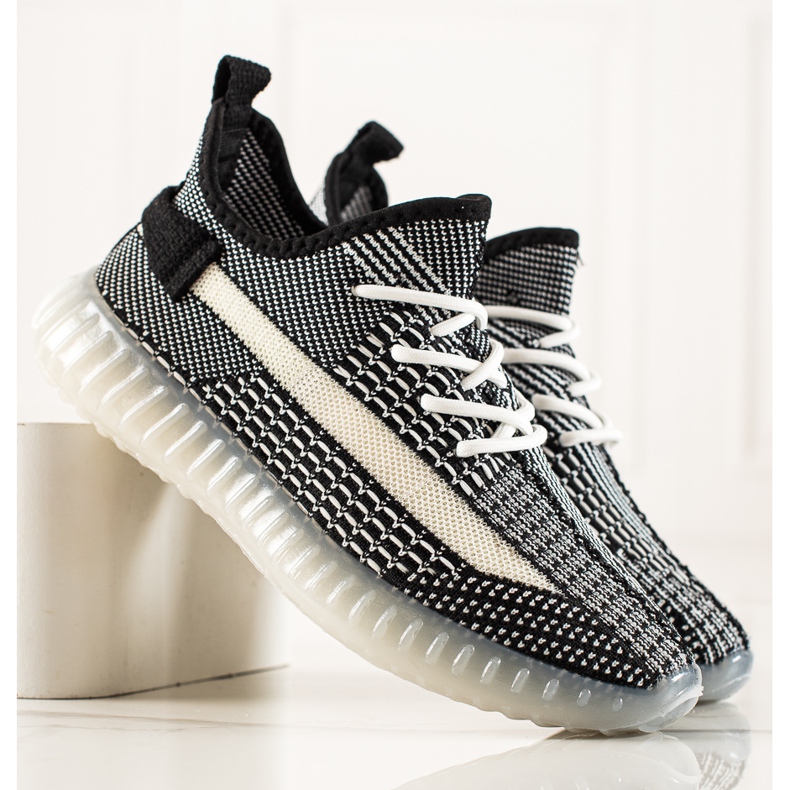 TRENDI Udobne muške tenisice bijela crno 1