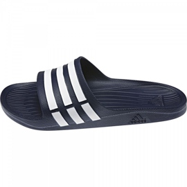 Adidas Duramo Slide G15892 papuče bijela mornarsko plava 2