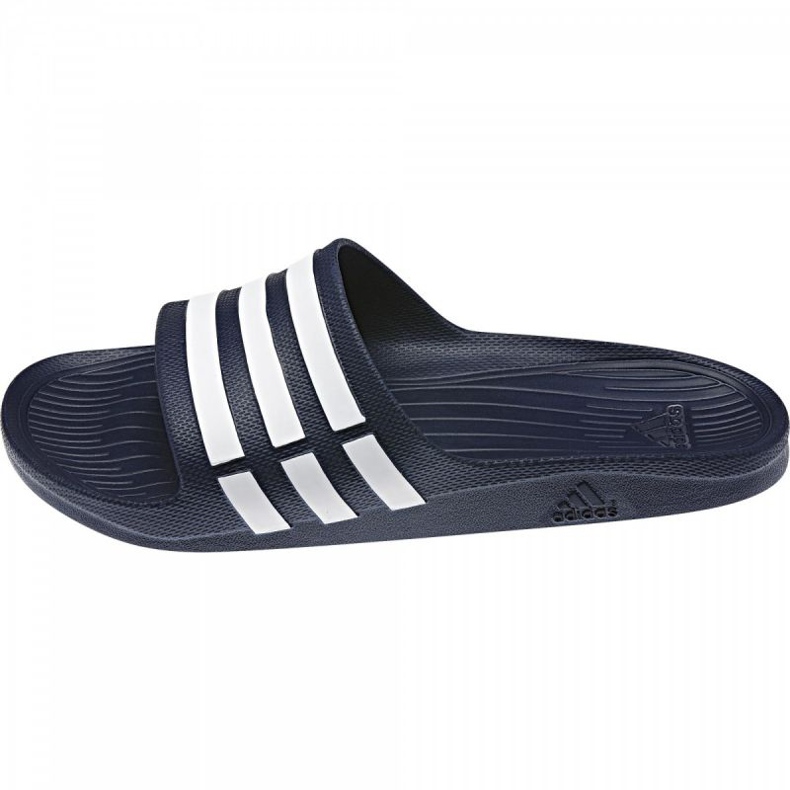 Adidas Duramo Slide G15892 papuče bijela mornarsko plava 2