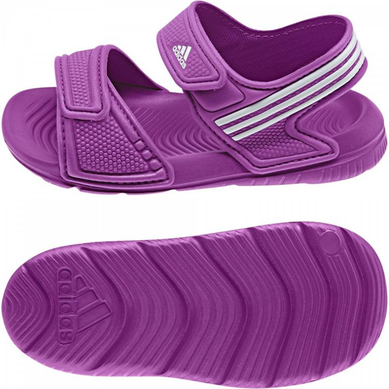 Adidas Akwah 9 Kids B40662 sandale ljubičasta plava 1