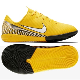 Sobne cipele Nike Mercurial Vapor 12 Academy Neymar Ic Jr AO2899-710 žuta boja žuta boja 1
