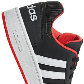 Cipele adidas Hoops 2.0 Jr B76067 crno crvena 1