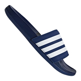 Adidas papuče Adilette Comfort M B42114 bijela tamnoplava 1