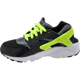 Cipele Nike Huarache Run Gs W 654275-017 crno žuta boja 1