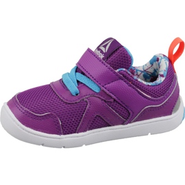 Reebok Ventureflex Stride 5.0 Jr BD3696 cipele crvena ljubičasta 1