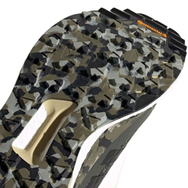 Cipele za planinarenje adidas Terrex Free Hiker M EF0774 crna siva višebojan zelena 1