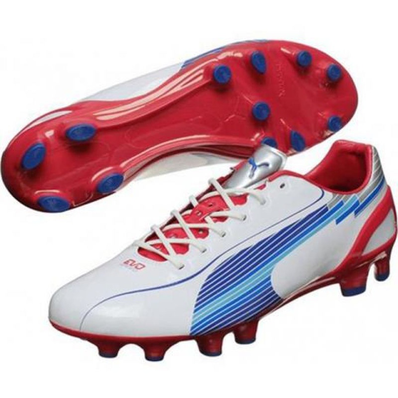 Kopačke Puma Evo Speed ​​1 Fg M 102527 01 bijela bijela 1