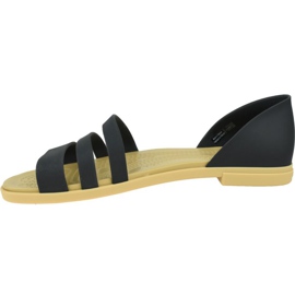 Crocs Tulum Open Flat W 206109-00W crno 1