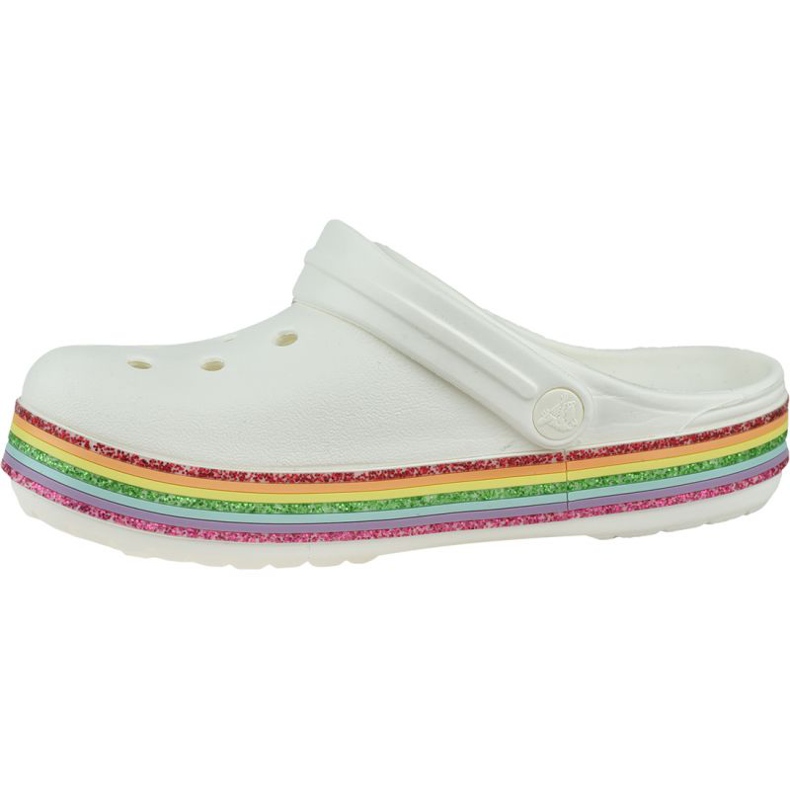 Crocs Rainbow Glitter Clog 206151-100 bijela 1