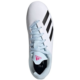 Kopačke Adidas X 19.4 FxG Jr EF1616 raznobojna bijela 1