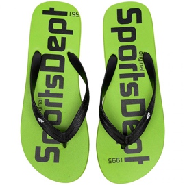 Papuče 4F M H4L20 KLM006 41N crna zelena 1