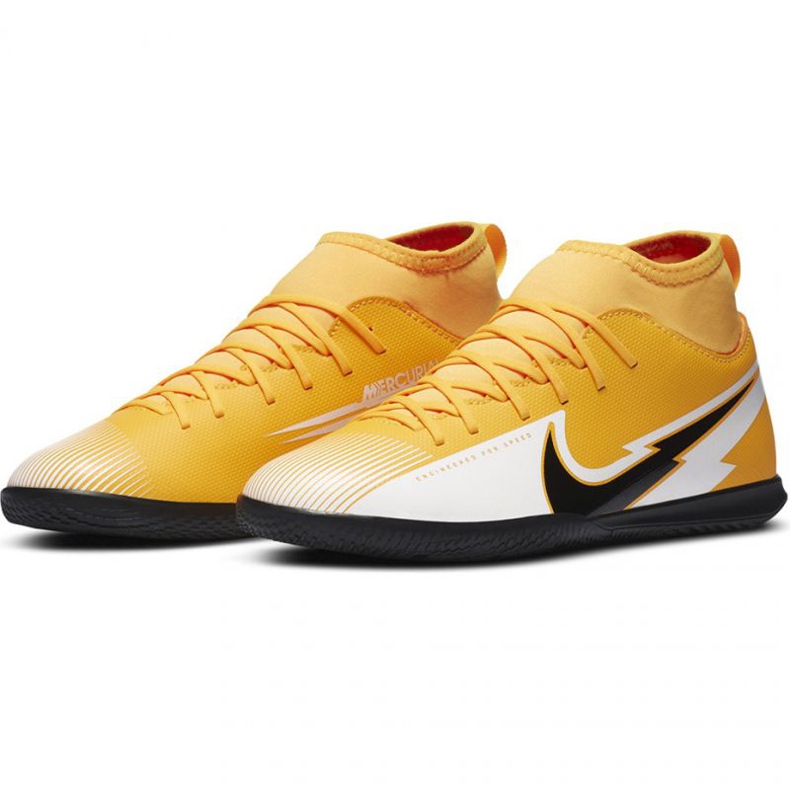 Nike Mercurial Superfly 7 Club Ic Jr AT8153 801 nogometne cipele žuta boja narančaste i crvene 1