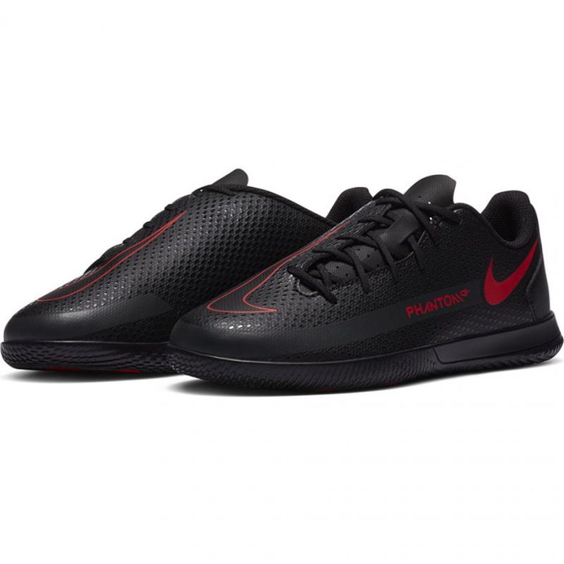Nike Jr Phantom Gt Club Ic CK8481 060 nogometne cipele bijela crno 1