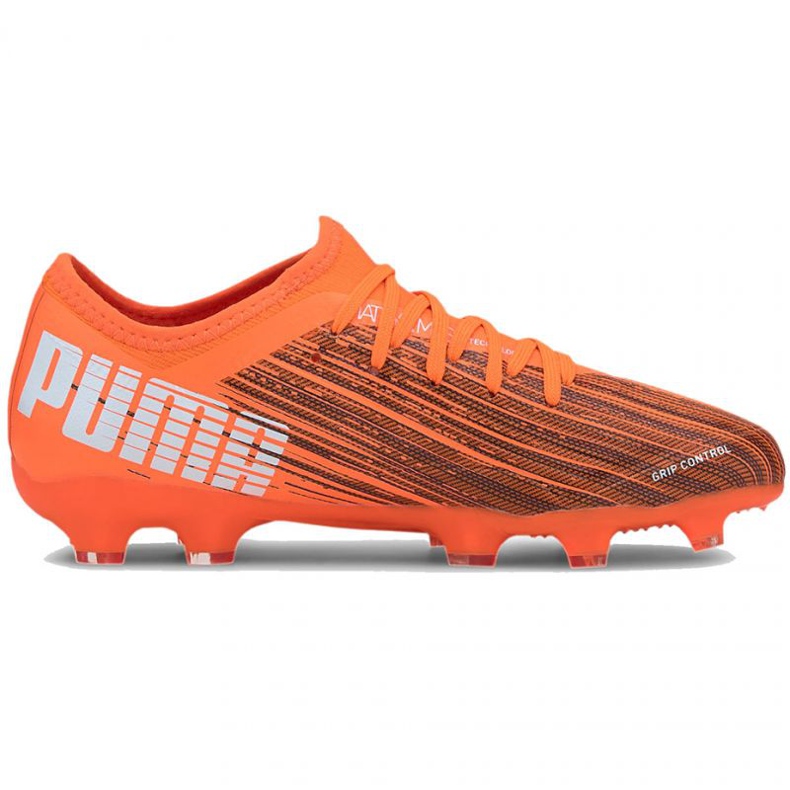 Kopačke Puma Ultra 3.1 Fg Ag Jr 106098 01 višebojno, narančasto narančaste i crvene 1
