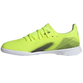 Adidas X Ghosted.3 U kopačkama Jr FW6924 bijeli, žuti neon zelena 1
