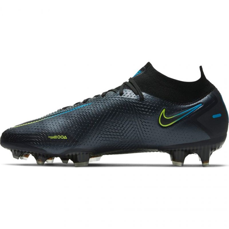 Nike nogometne cipele Phantom Gt Elite Dynamic Fit Fg M CW6589-090 crni metal crna 1