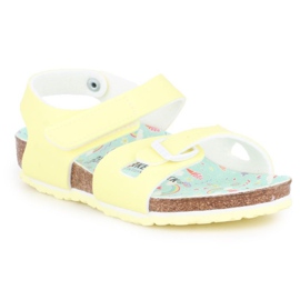 Birkenstock Colorado Kids Bs 1016039 crna žuta boja 1