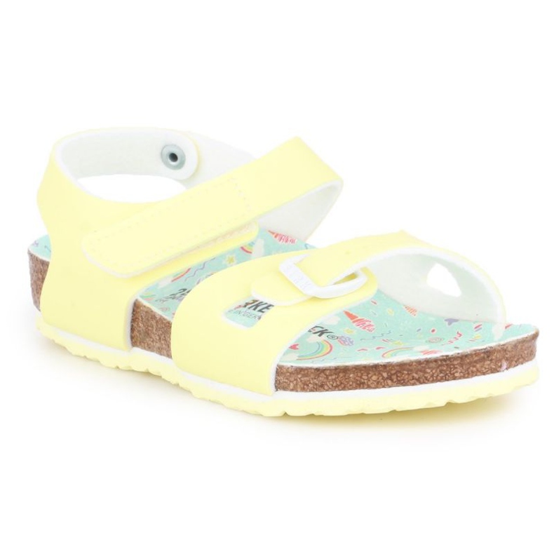 Birkenstock Colorado Kids Bs 1016039 crna žuta boja 1