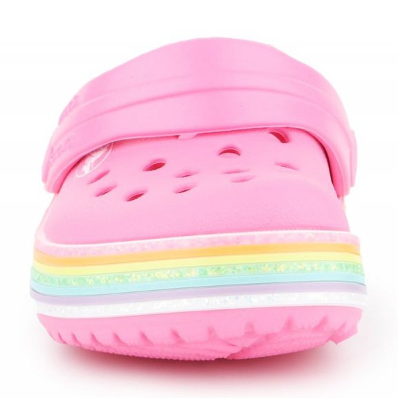 Crocs Crocband Rainbow Glitter Clg K 206151-669 ružičasta 2