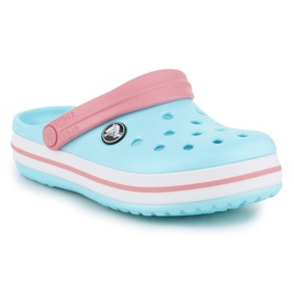 Crocs Crocband Clog K Jr 204537-4S3 plava ružičasta 1