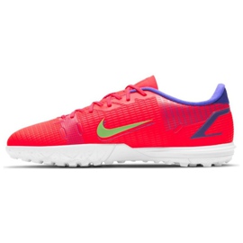 Nike Vapor 14 Academy Tf Jr CV0822 600 cipele za nogomet crvena narančaste i crvene 1