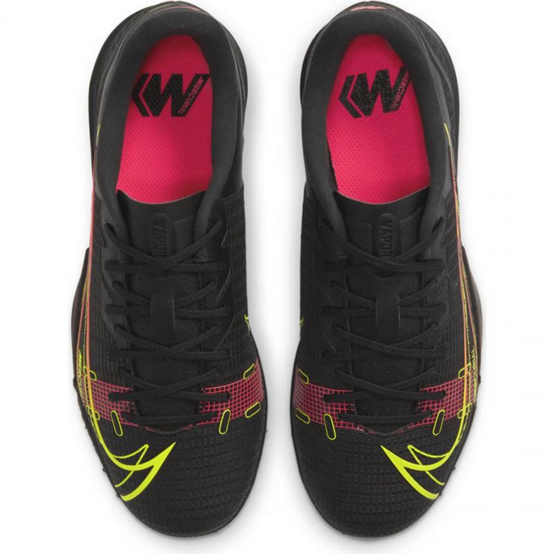 Nike Mercurial Vapor 14 Academy Tf Jr CV0822 090 nogometne cipele crna crna 1