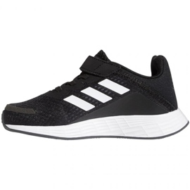 Adidas cipele Duramo Sl C Jr FX7314 bijela crno 1