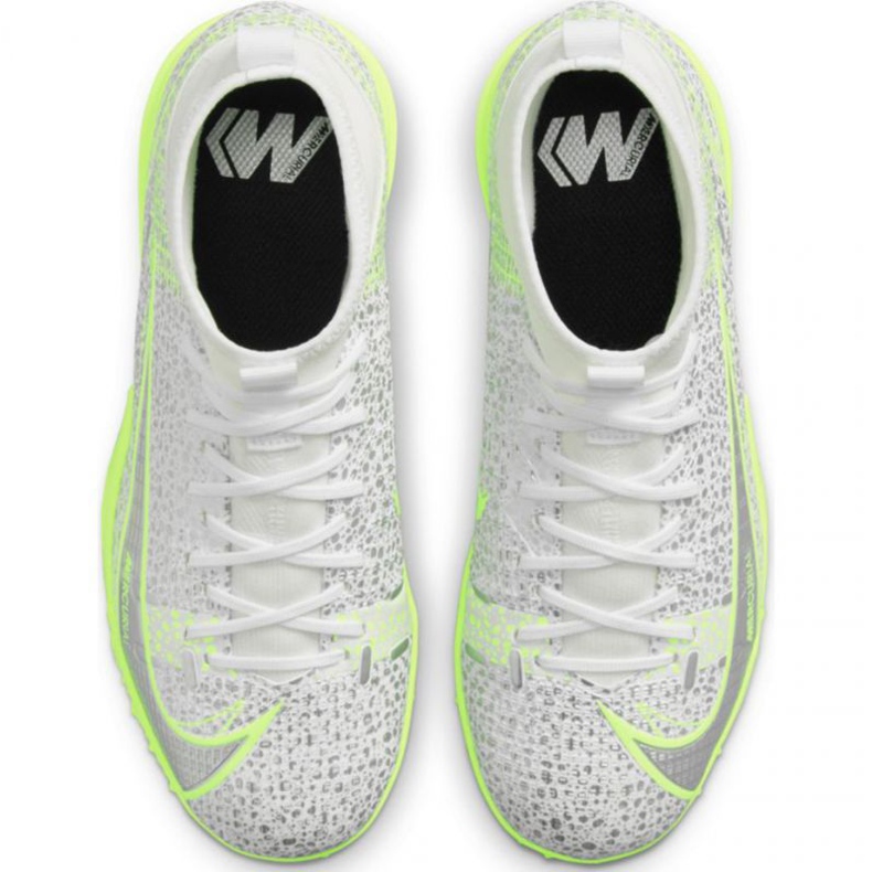 Nike Mercurial Superfly 8 Academy Tf Jr CV0789-107 nogometne cipele siva srebro 1