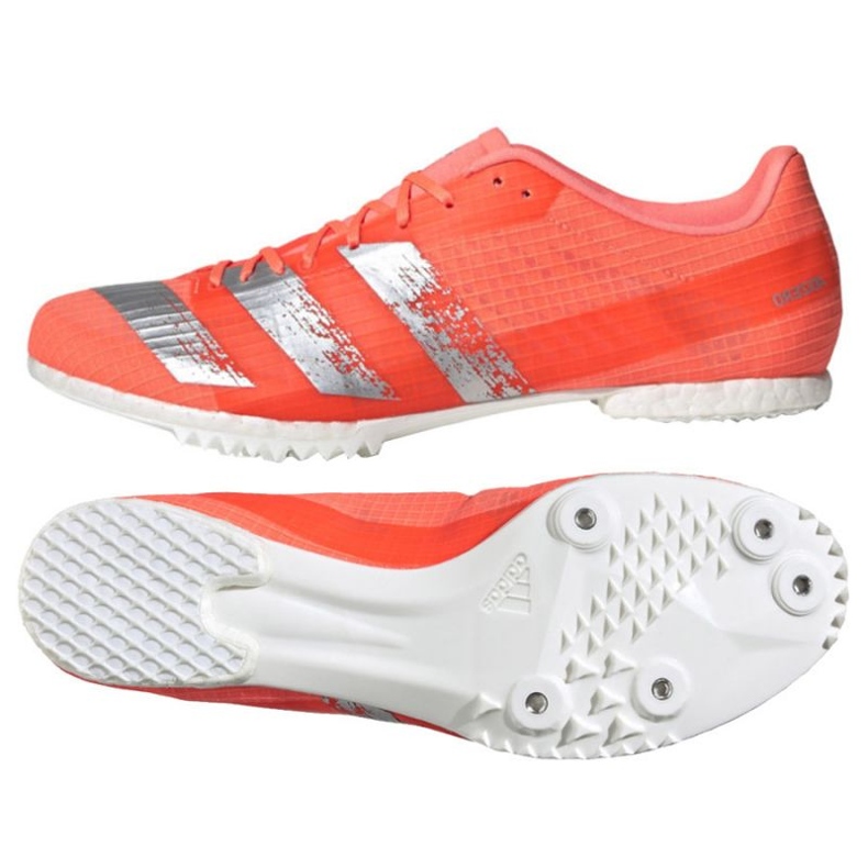 Adidas Adizero Md Spikes EE4605 tenisice za trčanje s šiljcima ružičasta 1