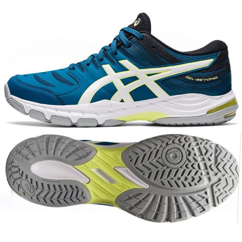 Asics Gel-Beyond 6 M 1071A049 402 cipele za odbojku višebojan plava 1