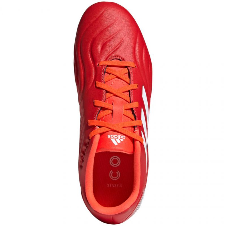 Adidas Copa Sense.3 Fg Jr FY6153 kopačke crvena naranče i crvene 1