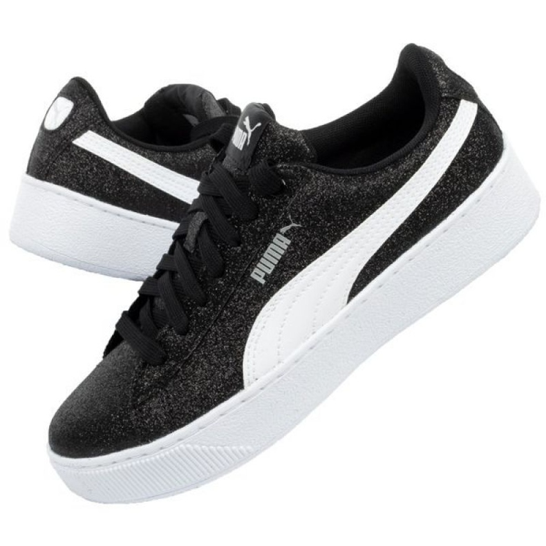 Puma Vikky Platform Glitz Jr 366856 02 crna plava 1