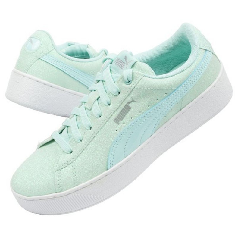 Puma Vikky Platform Glitz W 366856 06 zelena 1