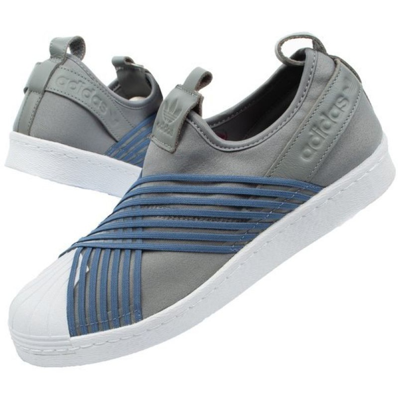 Cipele Adidas Superstar Slipon W CG6012 plava siva 1