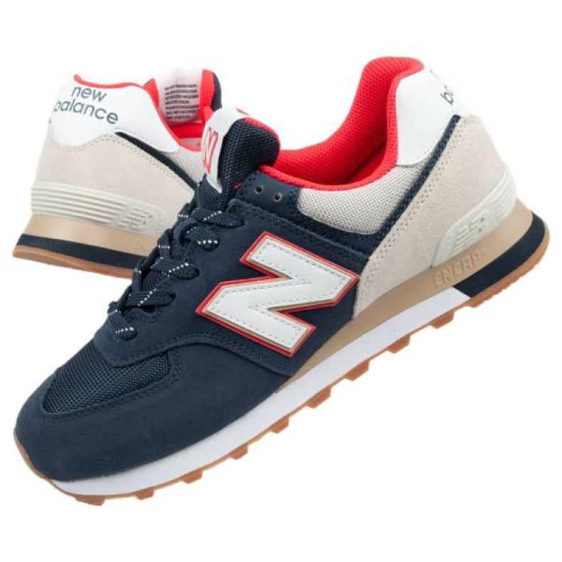 New Balance M Ml574Skb bež bijela crvena tamnoplava 1
