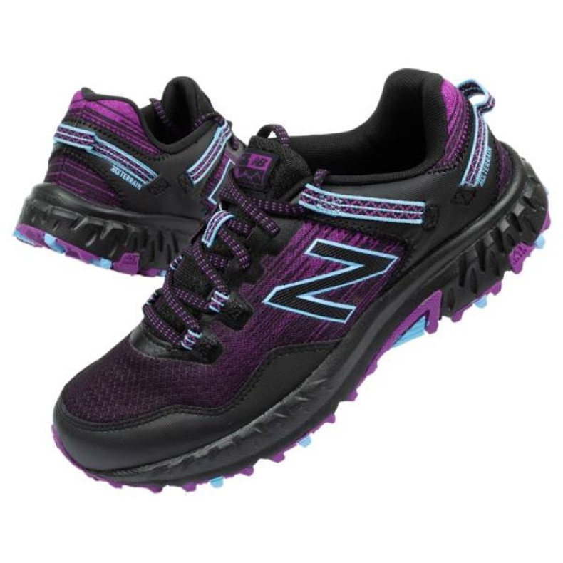 Tenisice za trčanje New Balance W WT410CM6 crno ljubičasta 1