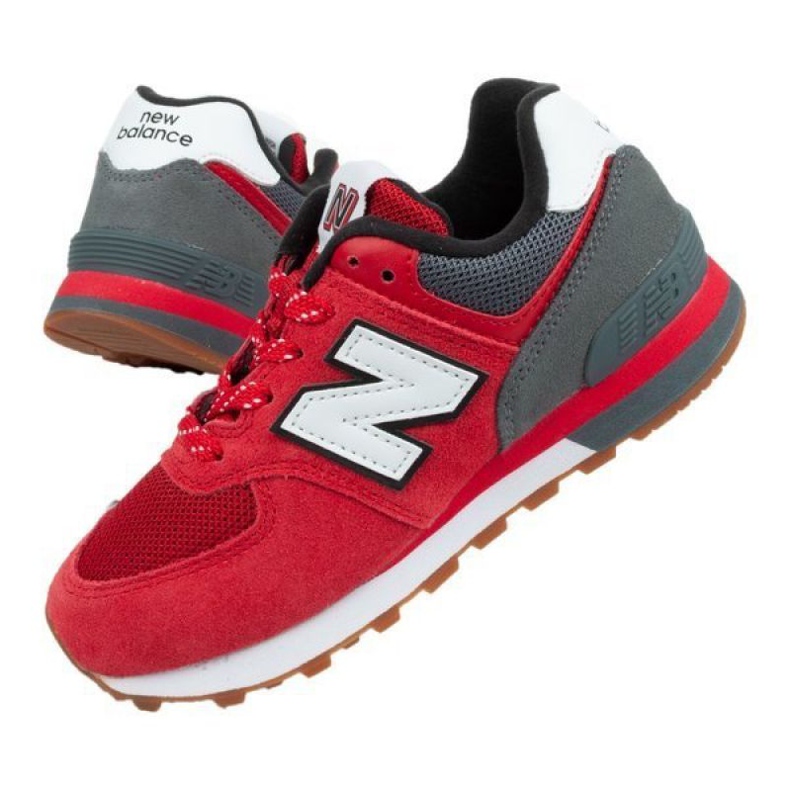 Cipele New Balance Jr PC574ATG crna crvena siva 1