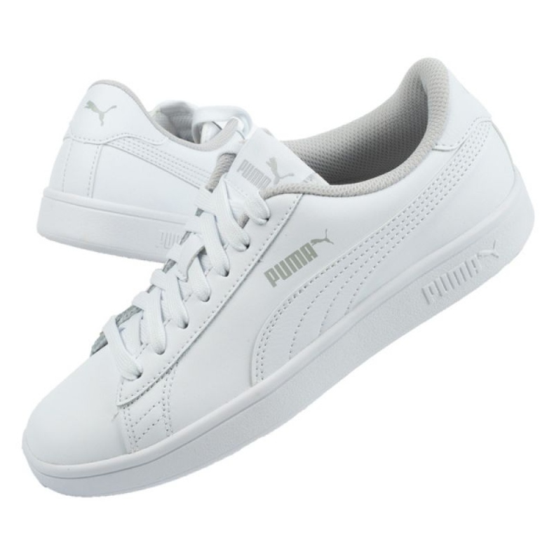 Puma Smash V2 Jr 365170 02 bijela plava 1