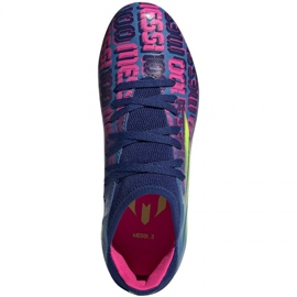 Adidas X Speedflow Messi.3 Fg Jr FY6932 kopačke višebojan plava 1