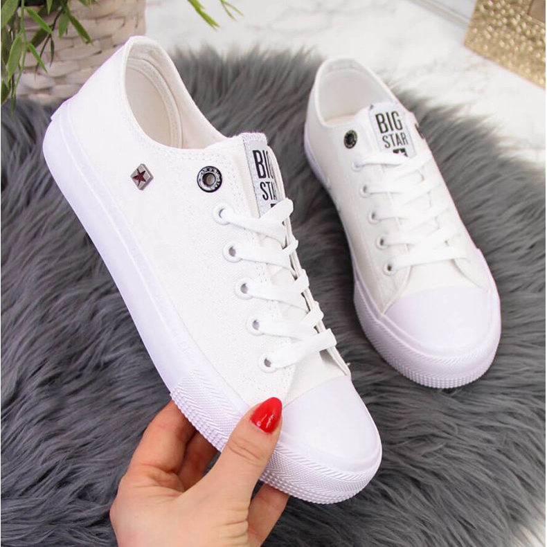 Niske tenisice Big Star W AA274010 bijele bijela 1